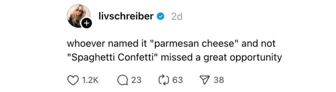 Big facts, they really should have called it 'Spaghetti Confetti'