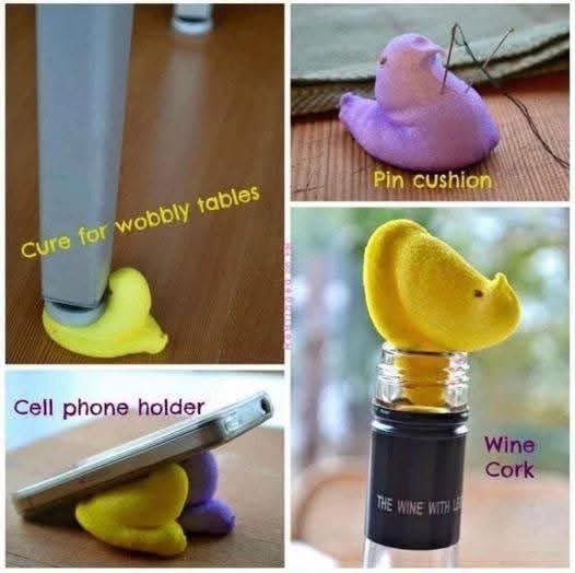Who knew peeps could be so useful? Who's gonna try this lol