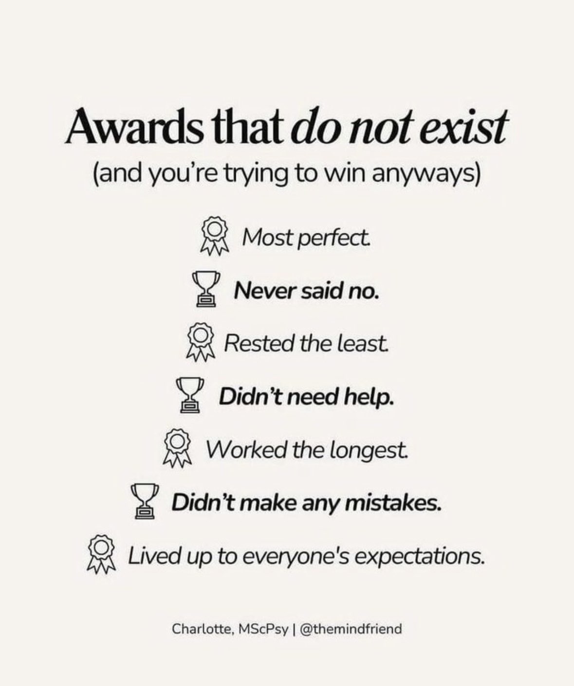 Me trying to collect all these imaginary trophies, someone stop me