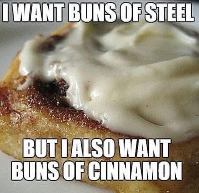 Me wanting to be fit but also wanting all the pastries