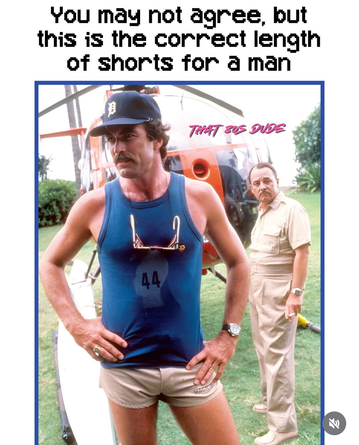 When someone tells you those tiny shorts aren't the 'correct length' lol