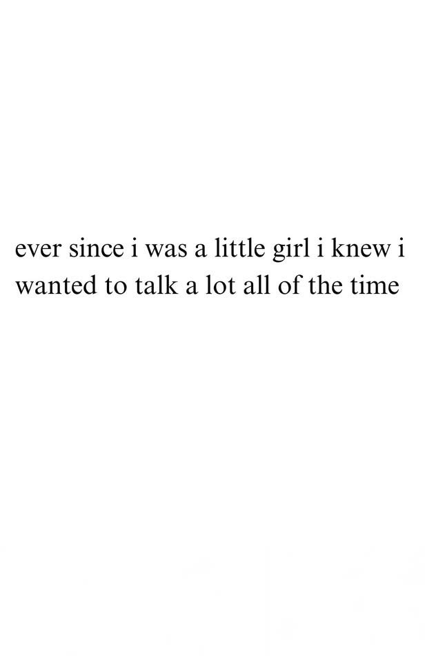 Someone's been talkative since they were little.
