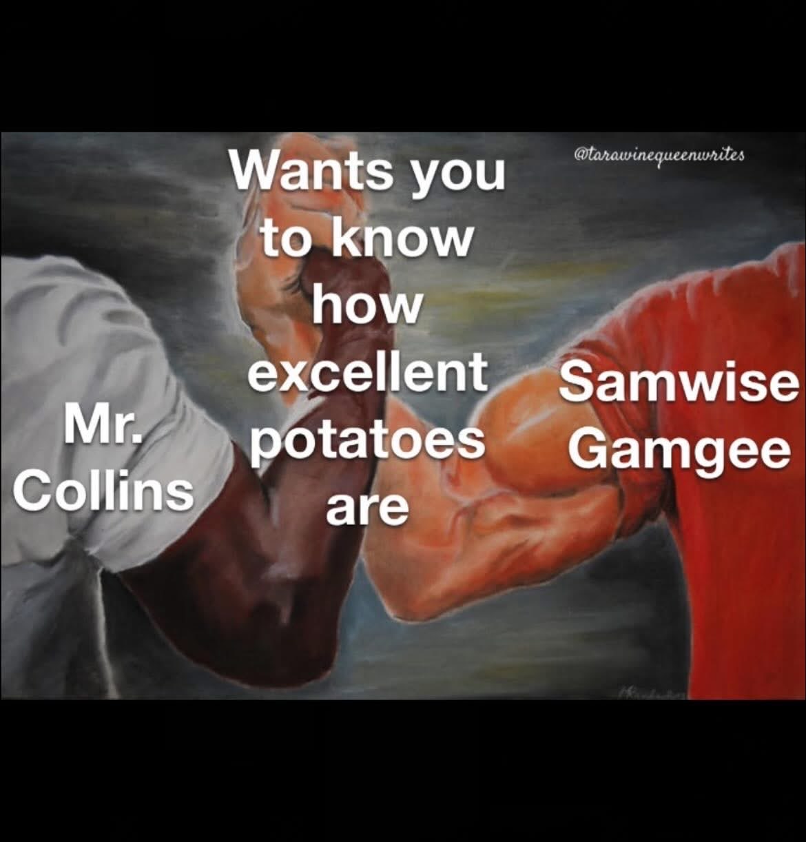 When you find someone else who appreciates the culinary perfection of potatoes as much as you do