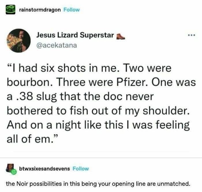 When you try to order drinks but the bartender knows your whole medical history and your questionable life choices