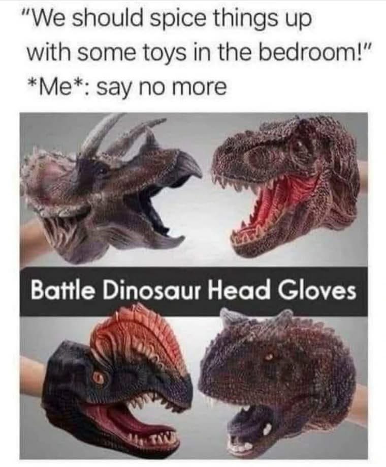 My idea of spicing things up in the bedroom vs. my partner's idea