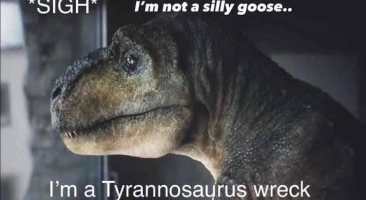 When you're trying to sound tough but your name is literally a pun