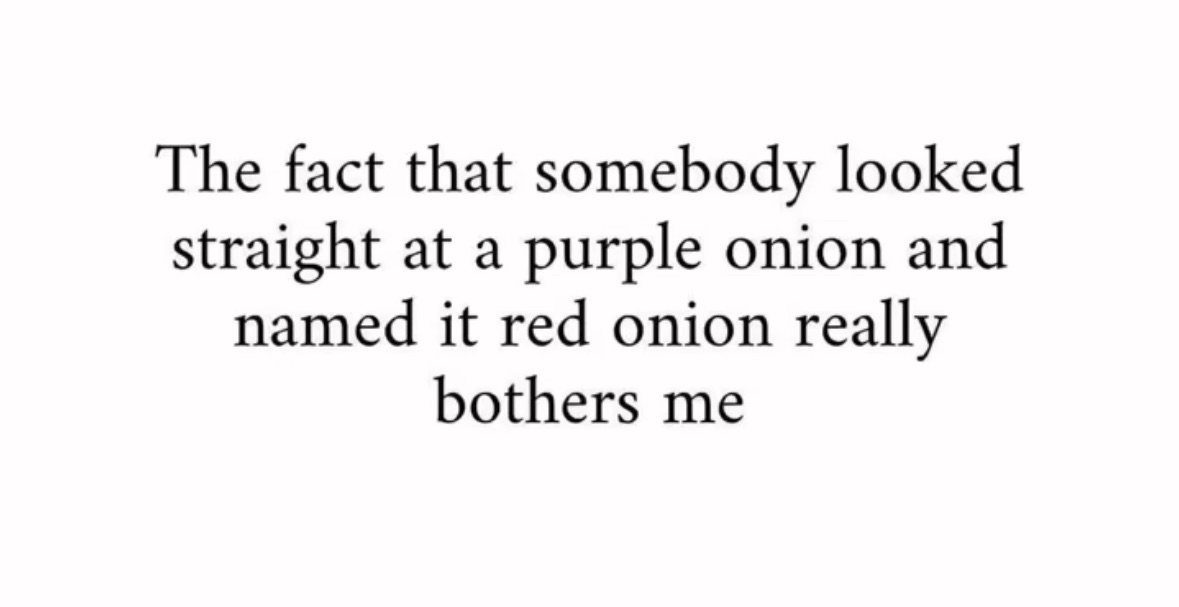 Why is it called a red onion when it's clearly purple?