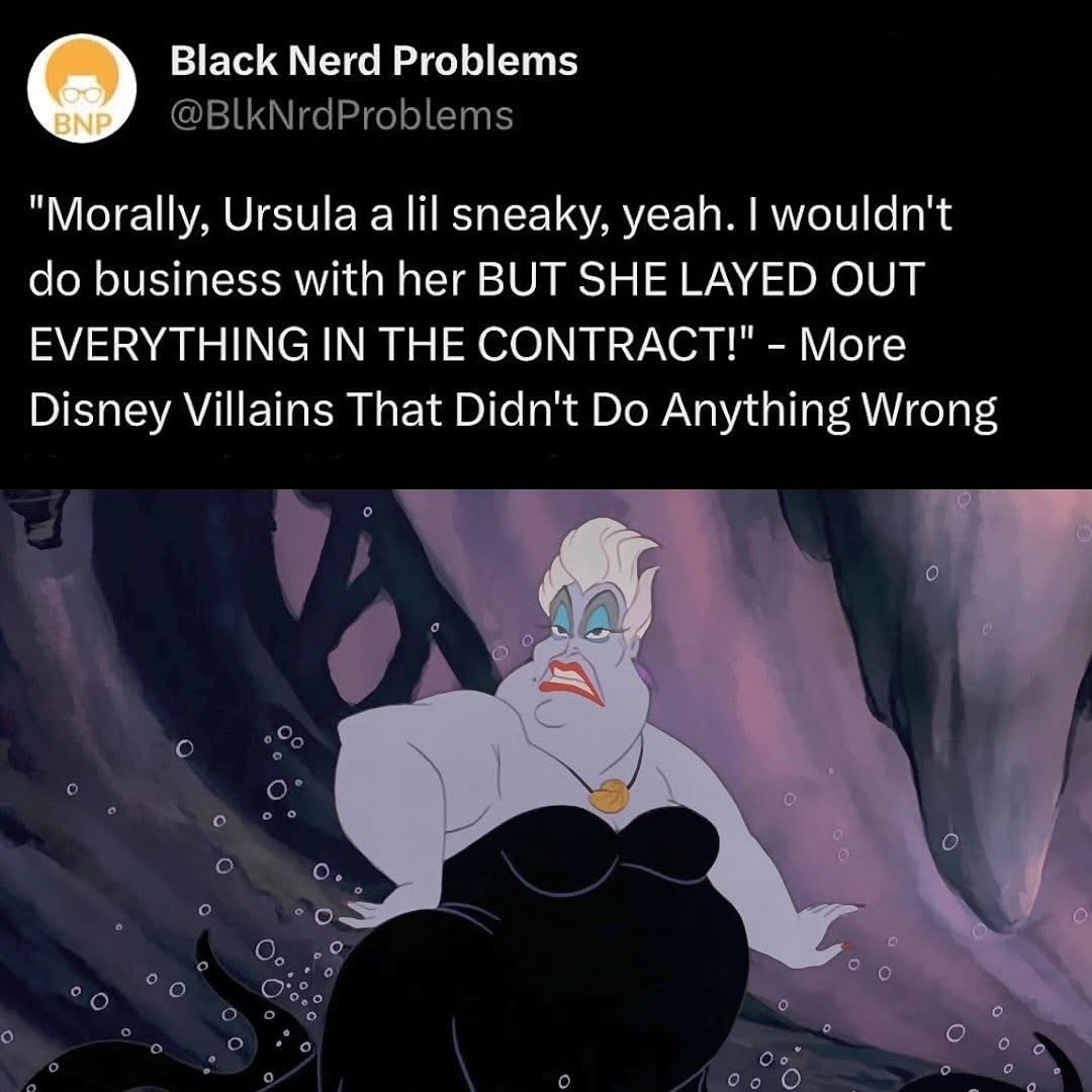 When you're defending a questionable character but they literally put everything in the contract...