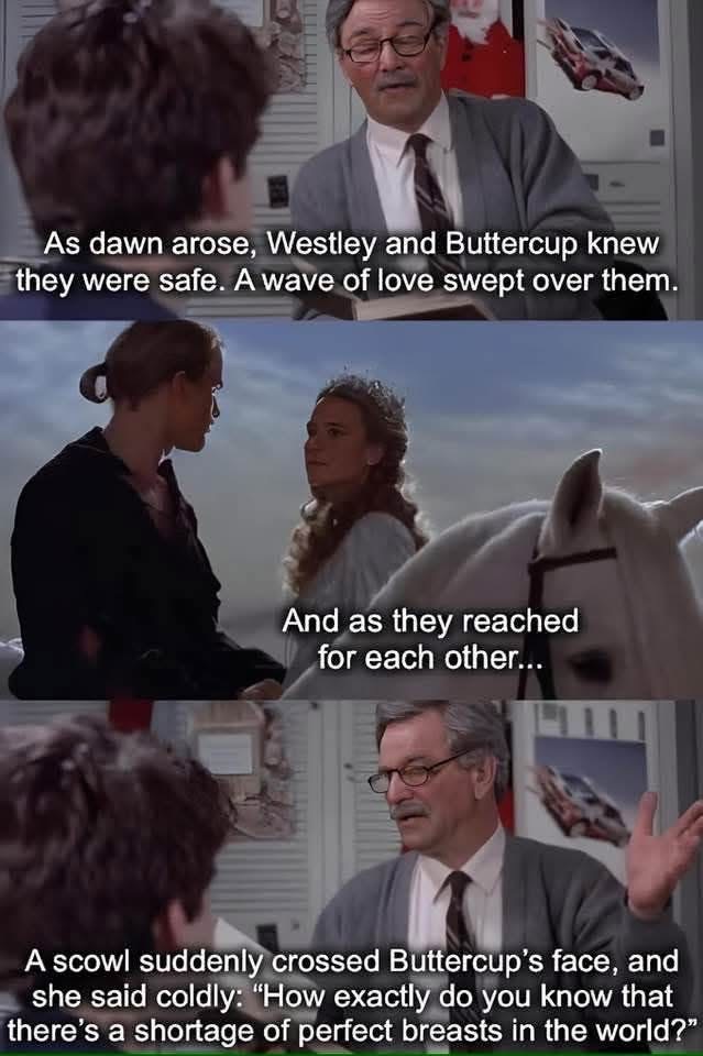 Buttercup's priorities were slightly different than expected