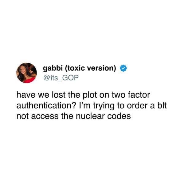When your sandwich order requires the same security clearance as launching nuclear missiles