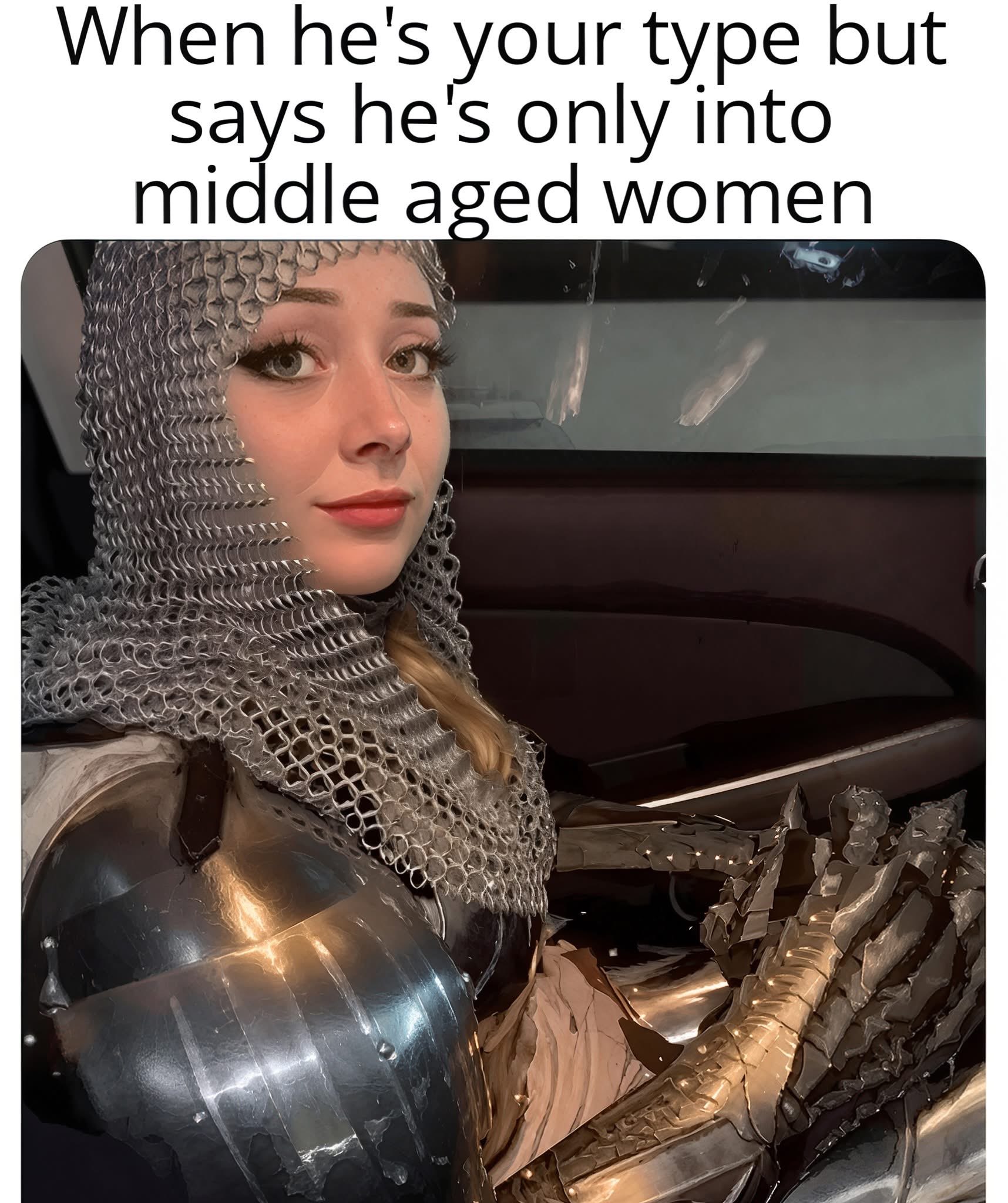 When he's your type but says he's only into middle-aged women