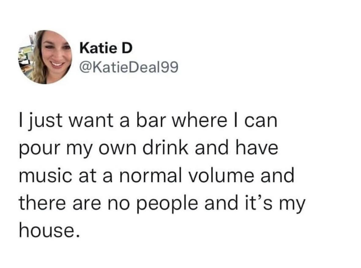 So basically she just wants to stay home lol