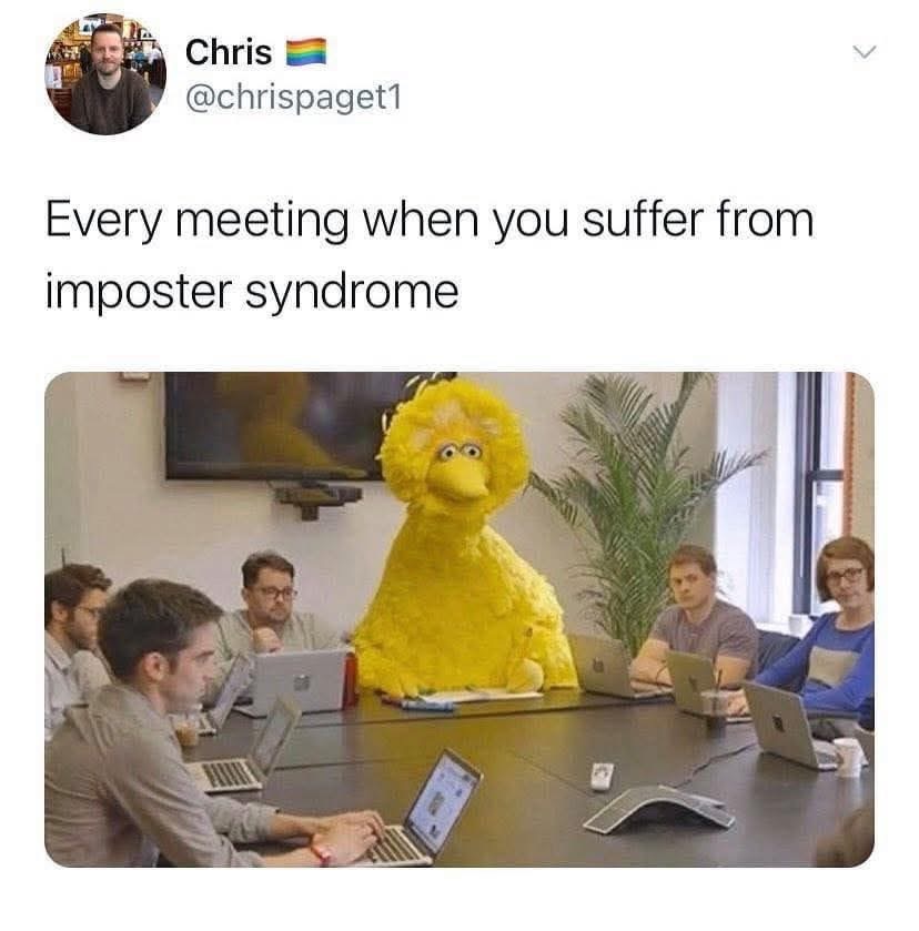 This is what it feels like to be the only one in a meeting who has no clue what's going on.