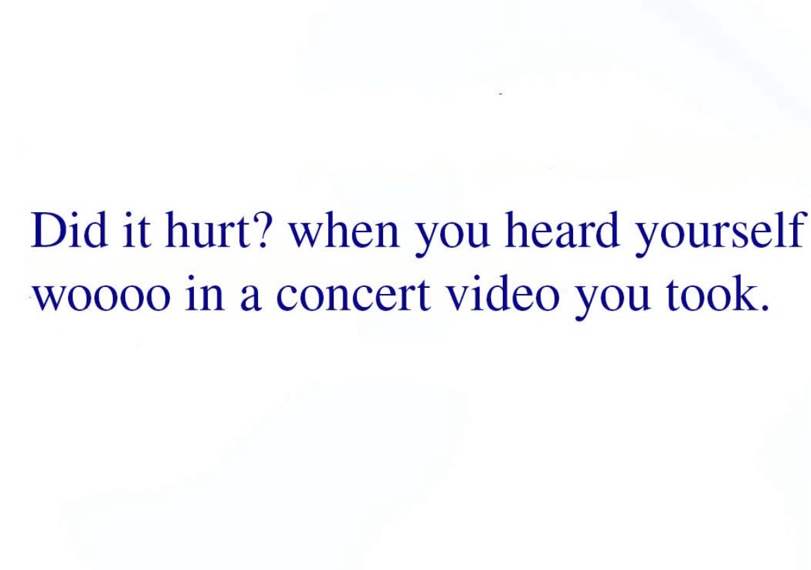 Oof, nobody likes hearing their own voice when they thought they were just a background fan