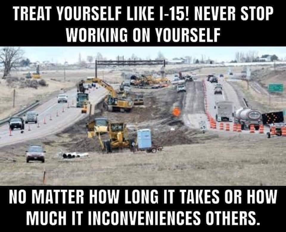 Basically a PSA for why that one highway project is taking forever and annoying everyone