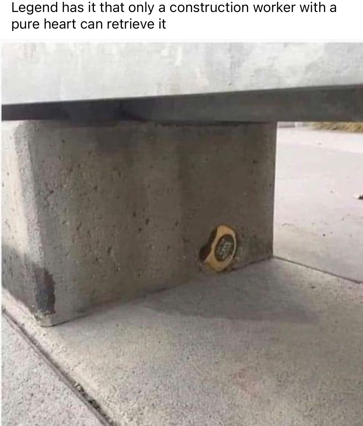 So THIS is what they mean by 'pure construction'.
