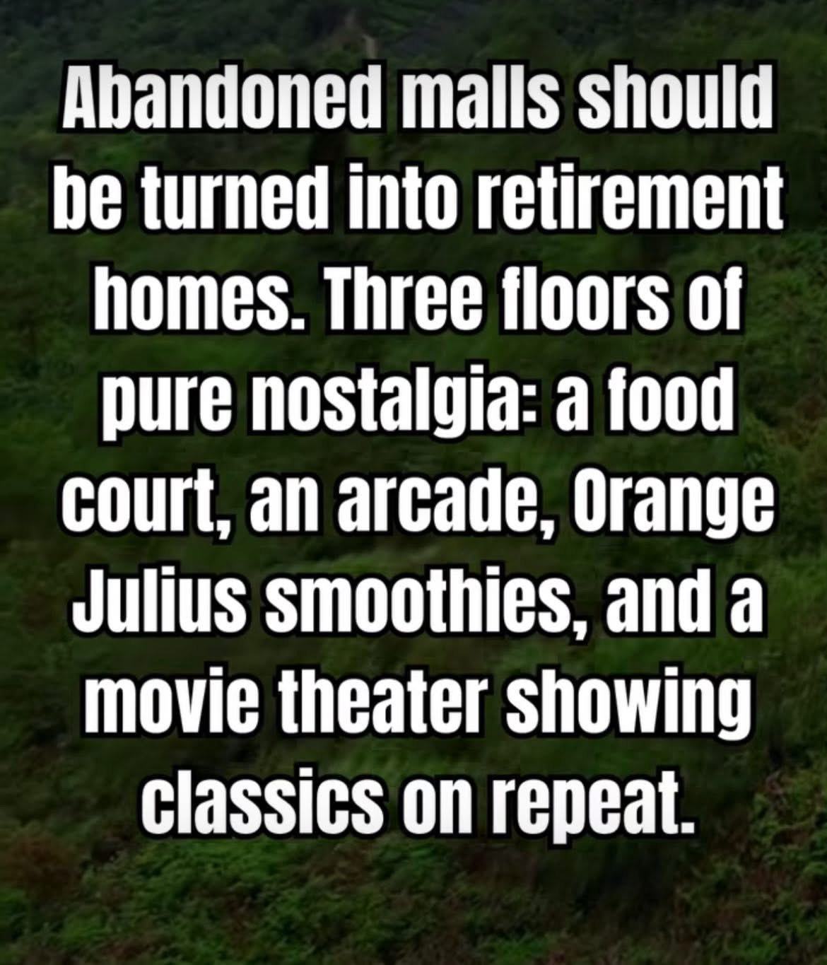 Ok but this is actually a brilliant idea for retirement homes