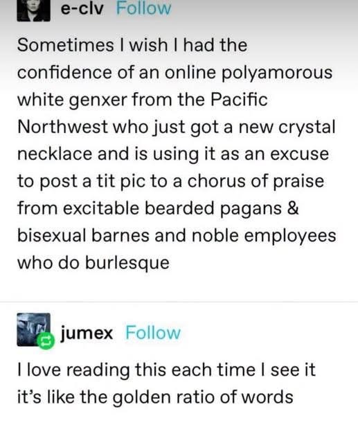 This is the most specific and hilarious description of a person I've ever read