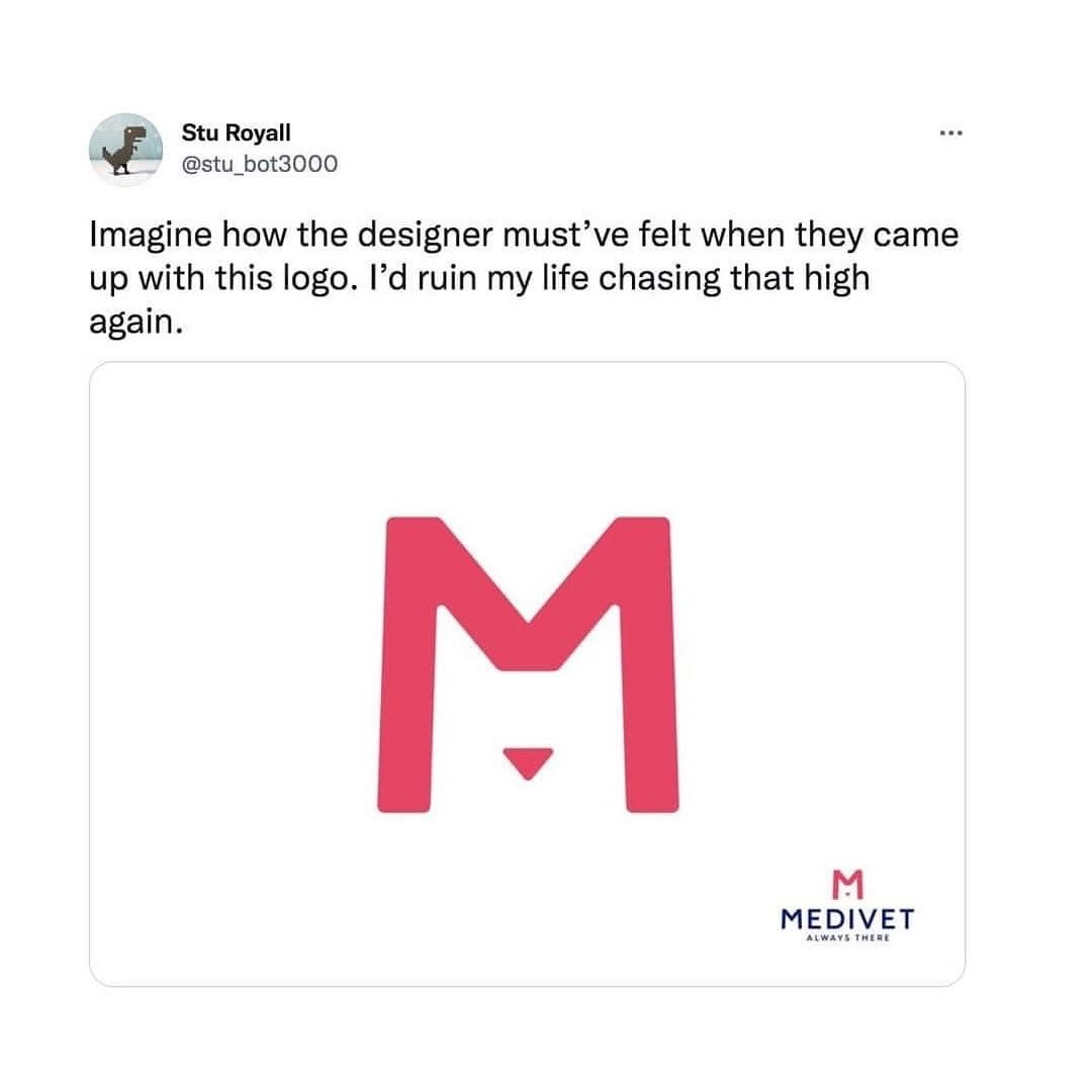 Imagine the designer thinking they created a masterpiece and it's just an M with a cat face inside.