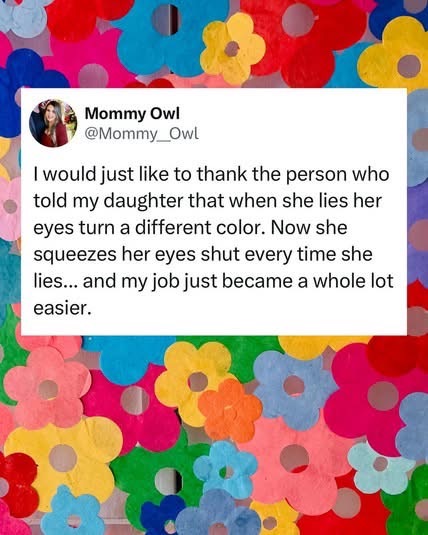 When your kid learns to lie so effectively you can't even tell anymore
