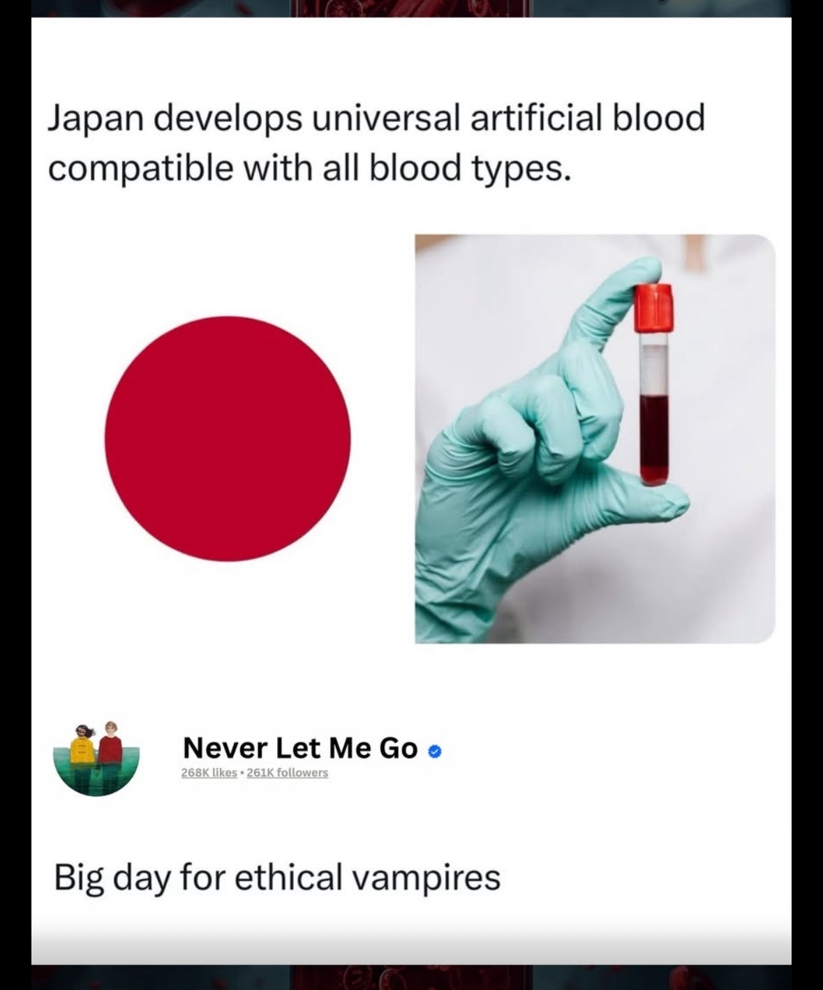 Ethical vampires are gonna love this