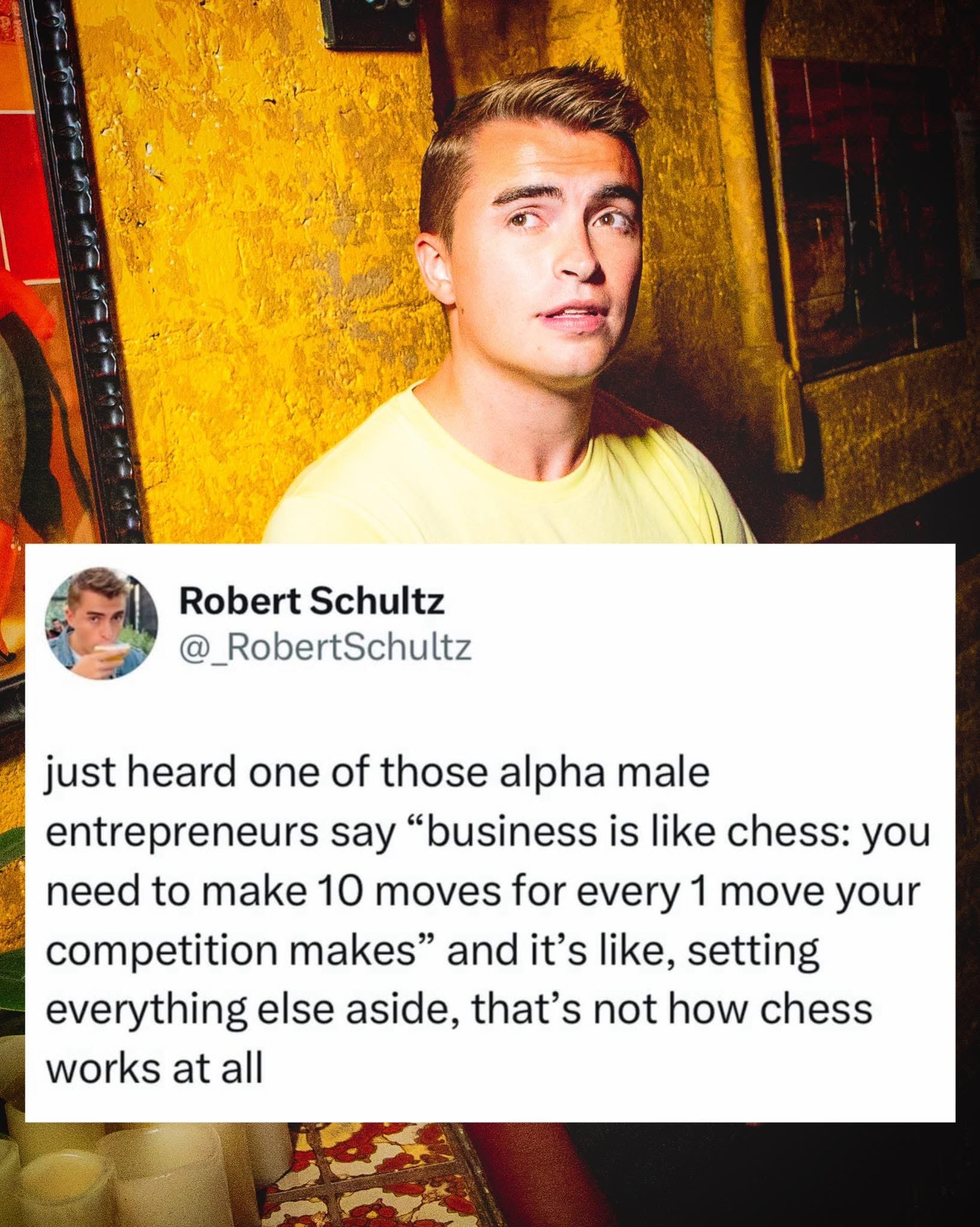 When someone tries to explain business using chess but they're completely wrong about chess