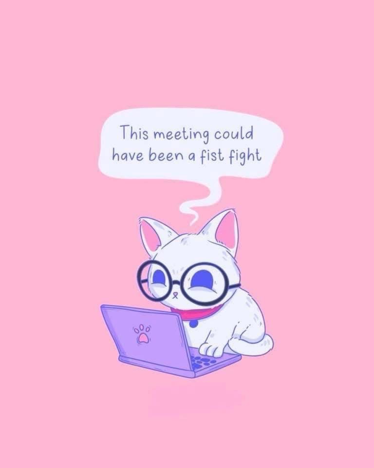When the work meeting could have just been an email but instead it was a full blown argument