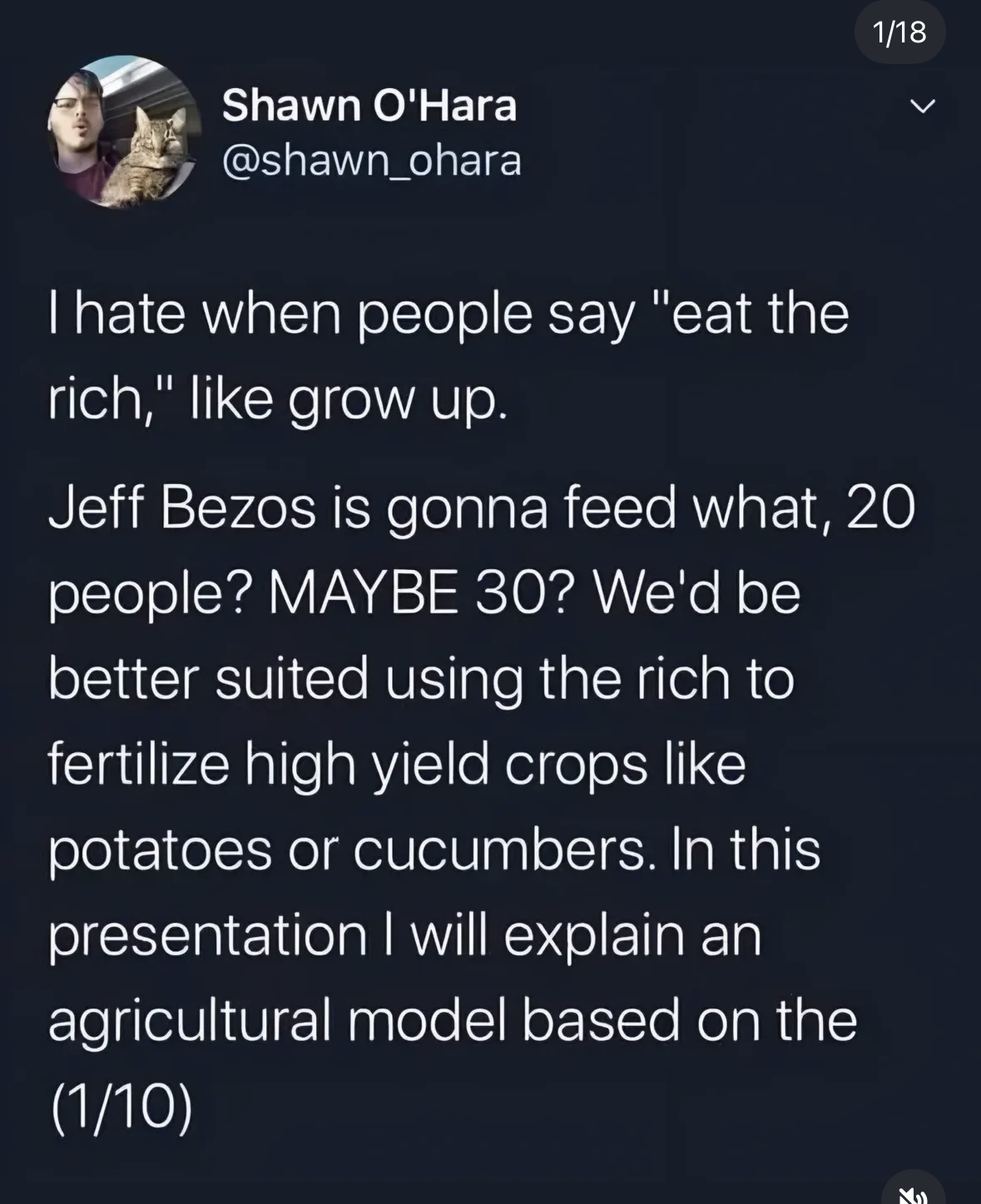 Who knew Jeff Bezos could be used as fertilizer for potatoes? This tweet is wild lol