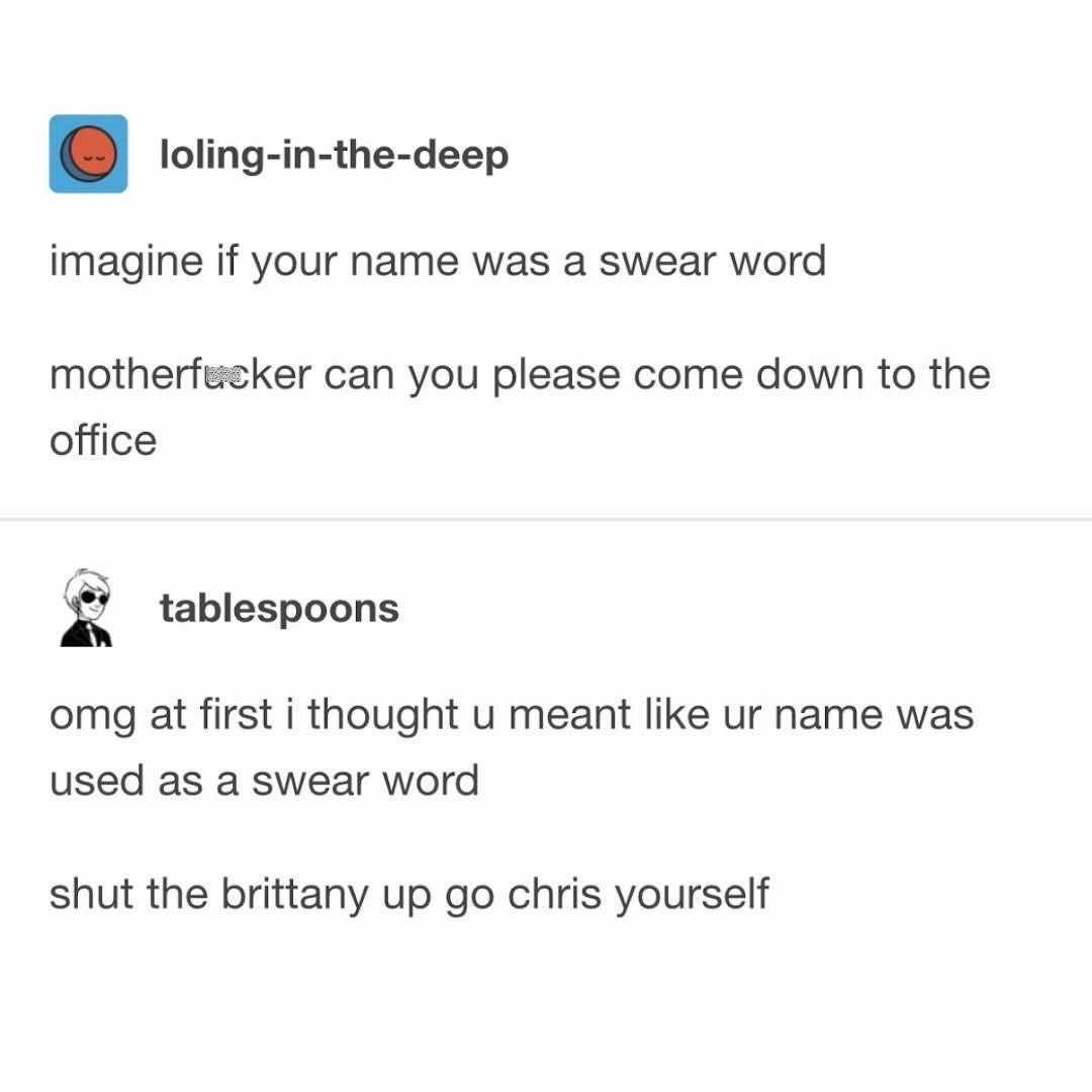 This dude had me thinking his name was literally "motherfucker" lol