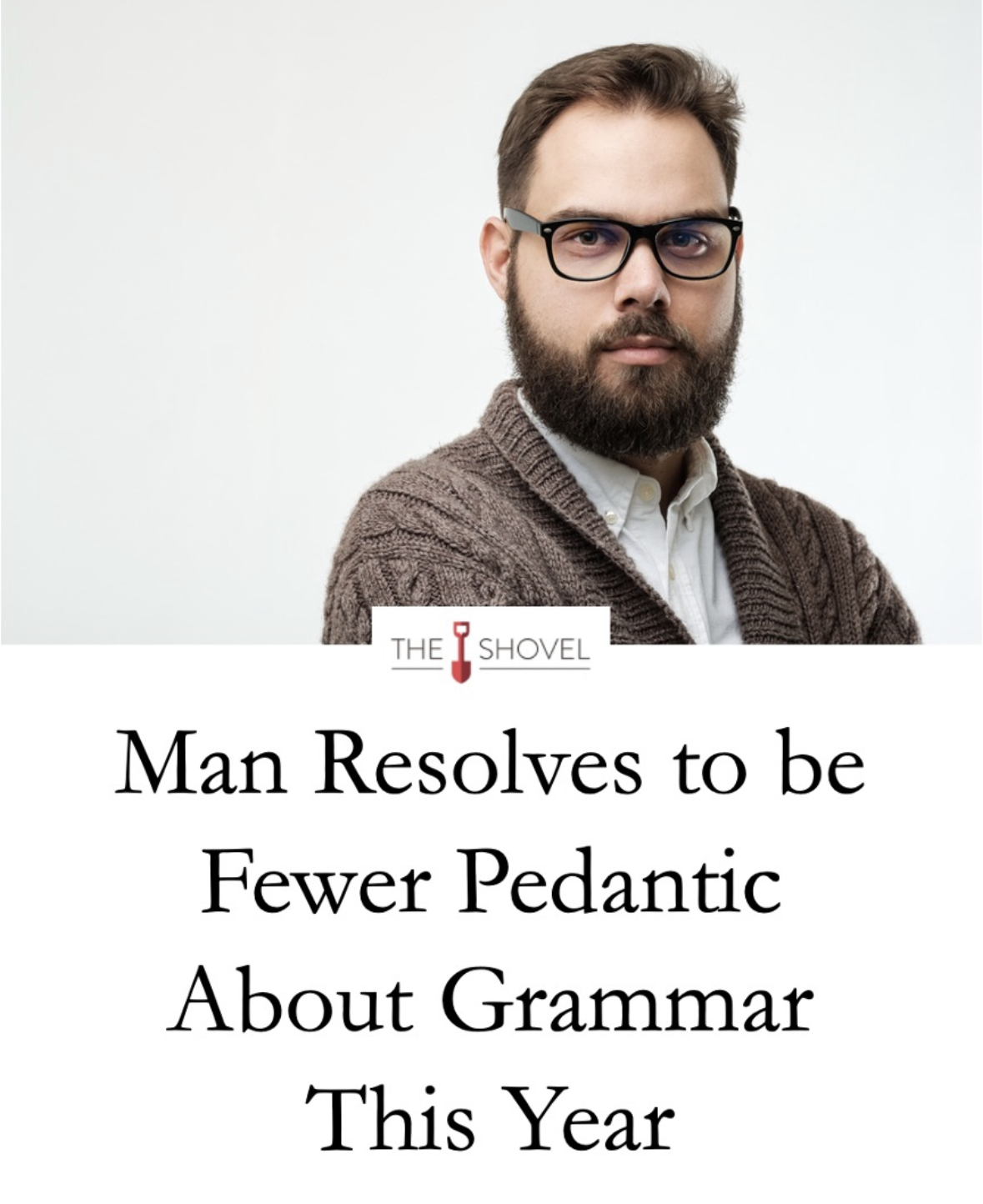 When you try to improve but secretly know you'll fail at being less pedantic