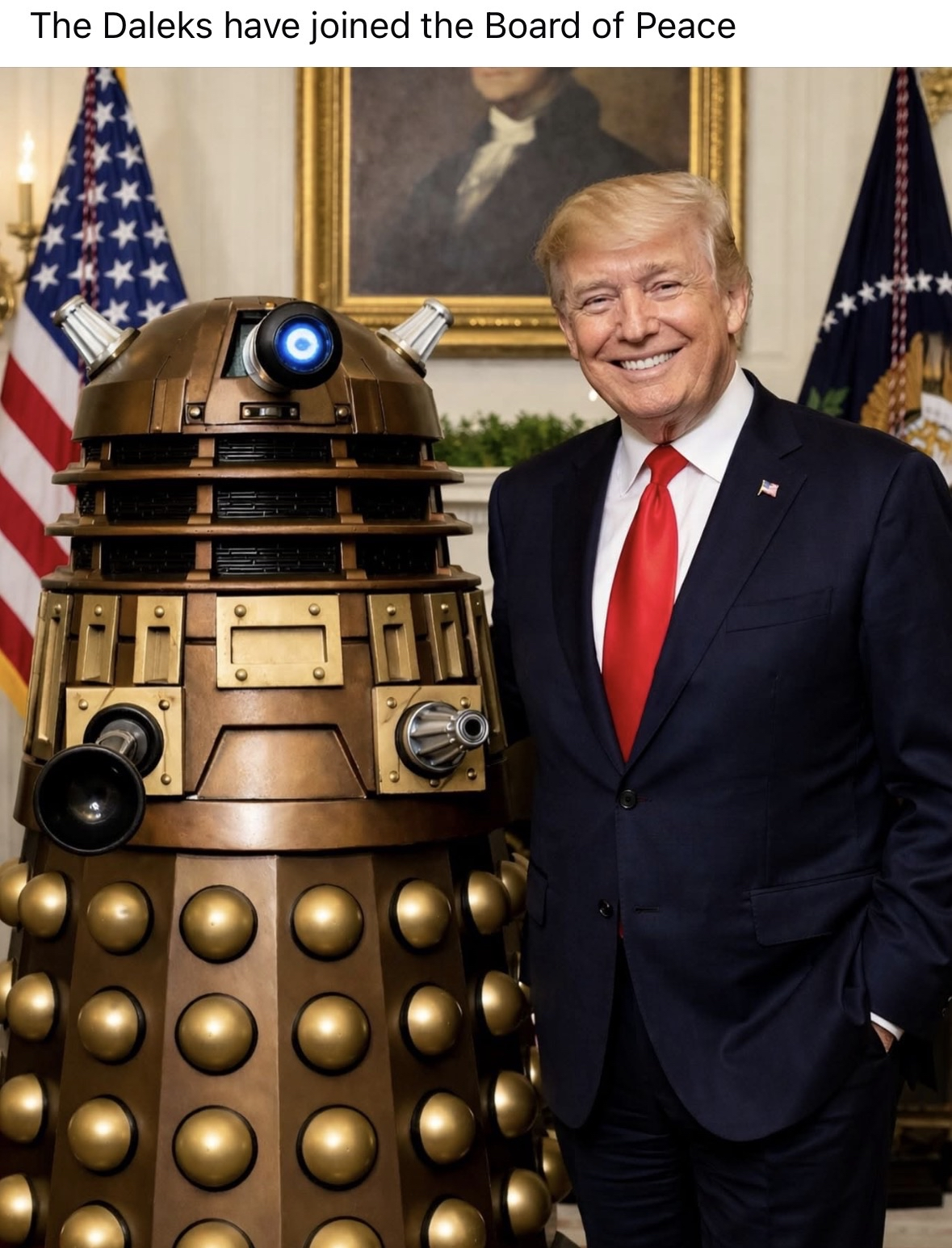 When you're trying to make peace but your bestie just wants to exterminate.