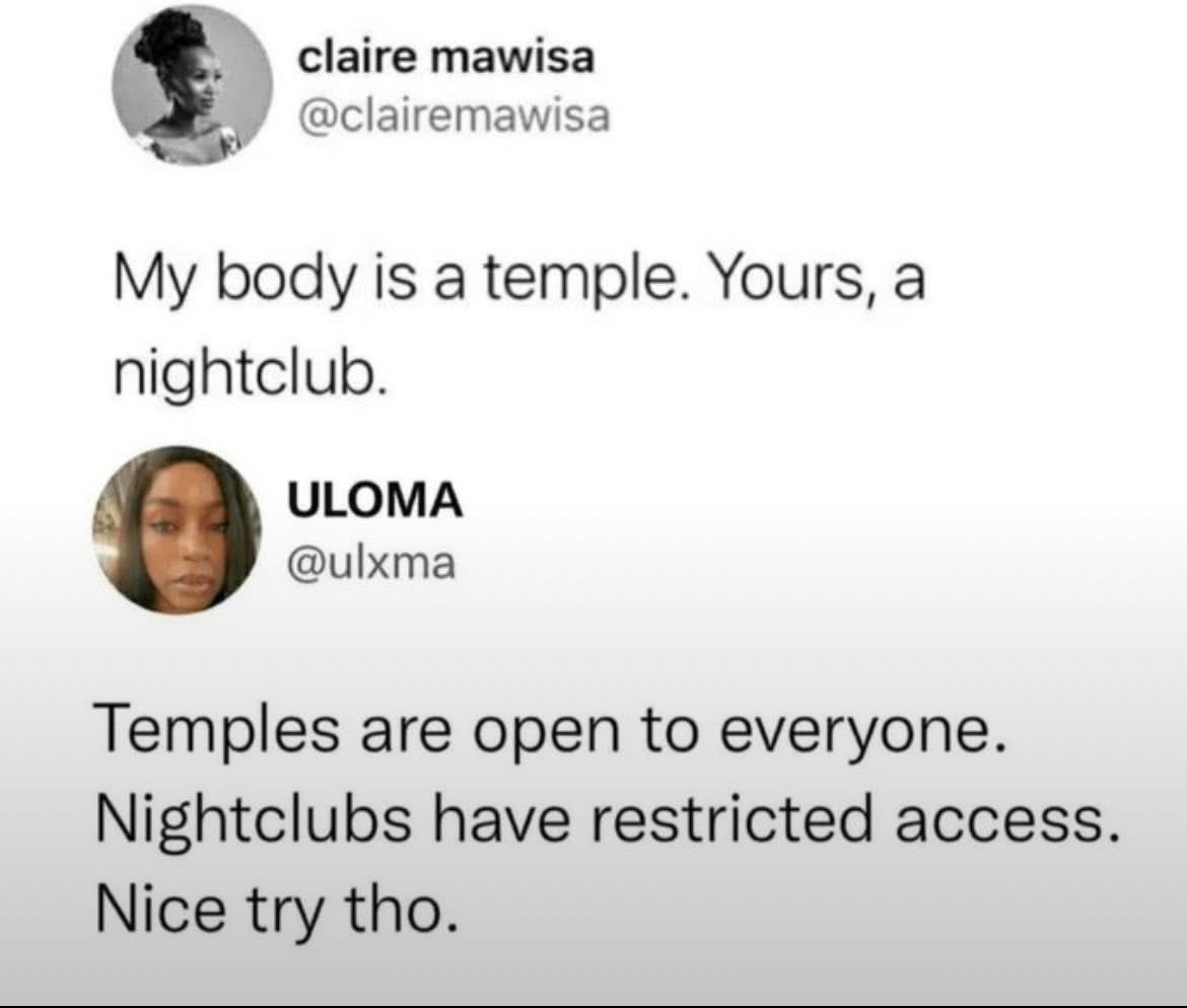 When you try to be deep but someone just shuts you down with logic