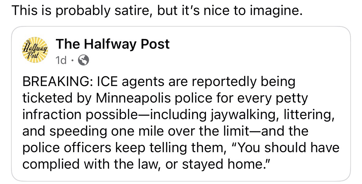 This is what we all wish would happen when ICE agents get tickets.