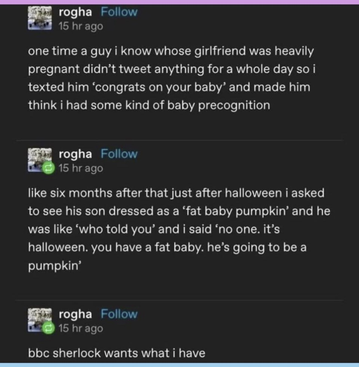 Guess I have some sort of baby precognition after all
