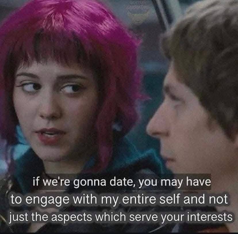 When you want someone to accept all of you, not just the parts they like