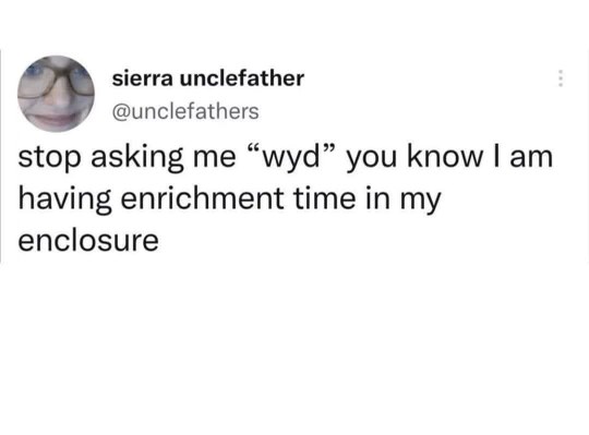 Me when someone asks what I'm doing and I'm just existing in my quarantine zone