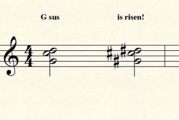 When you're a music theory nerd and it's Easter