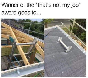 Someone definitely didn't want to finish this job lol