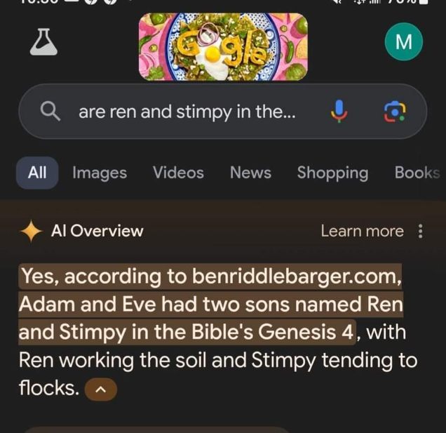 Wait, Ren and Stimpy were real people in the Bible??