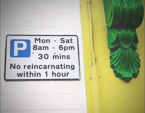 This parking sign has some really specific rules, lol