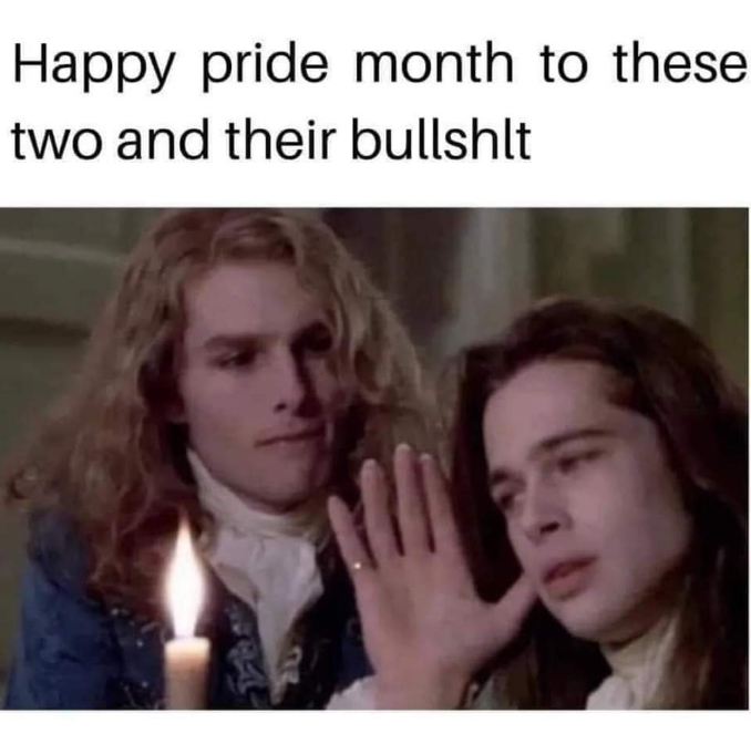 Happy pride month to these two and their bullshit