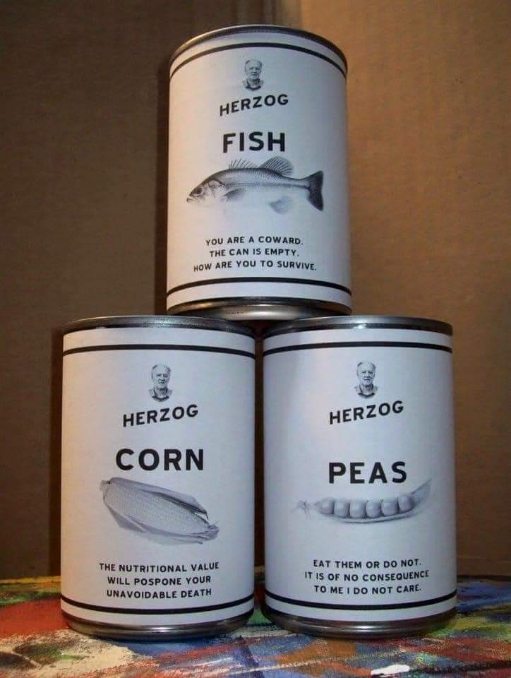When you buy canned goods but they're just hilariously unhelpful.